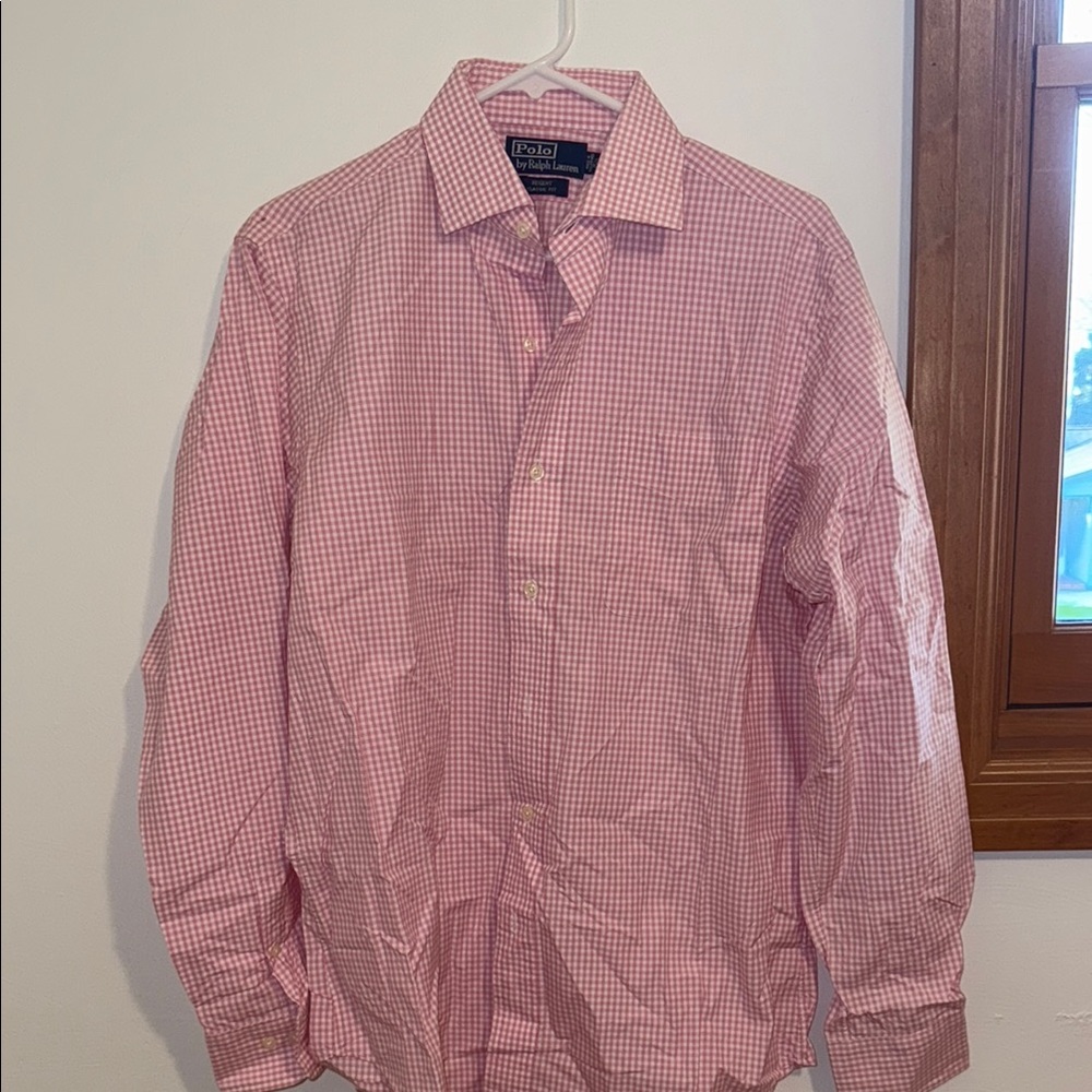 Polo by Ralph Lauren Pink Checkered Men's Shirt